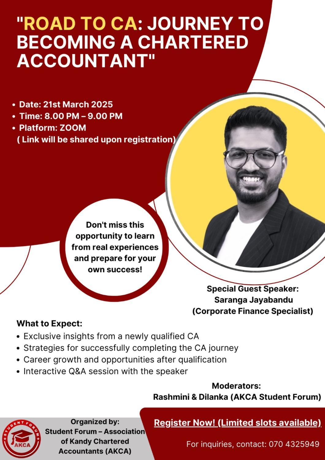 Road to CA - Journey to become a Chartered Accountant-21.03.2025