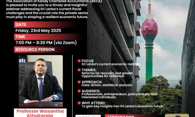 Sri Lanka at a Fiscal Crossroads: Reform, Resilience, and the Role of the Private Sector